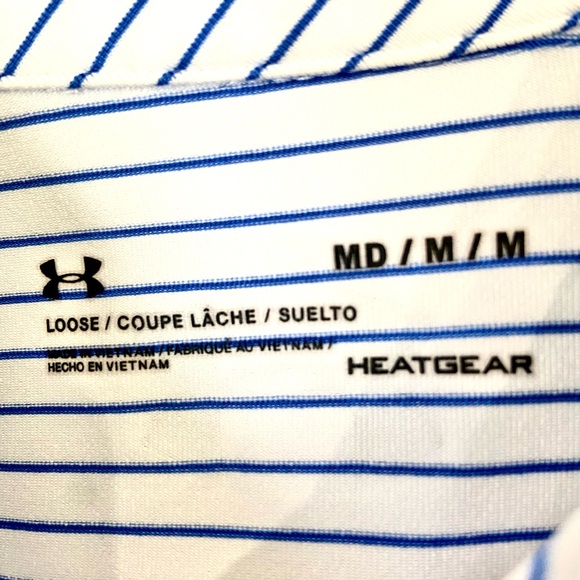 🚨EUC Under Armour Short Sleeve Golf Polo HEATGEAR! - Picture 7 of 13